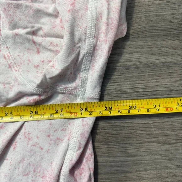 Lululemon Women's Back in Action Long Sleeve Shirt - White/Pink - Picture 6 of 7